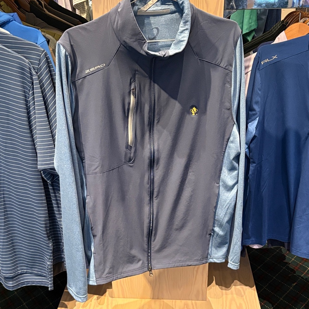 Men's Zero Navy and Light Blue Jacket